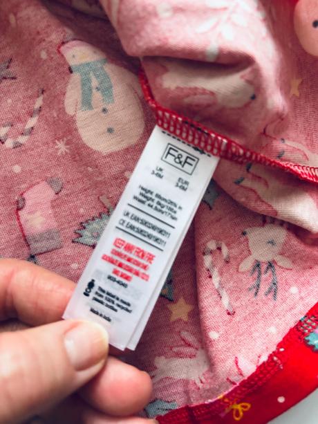 Ob/ šaty vánoční - v.3/6 měs. zn. f&f, 68