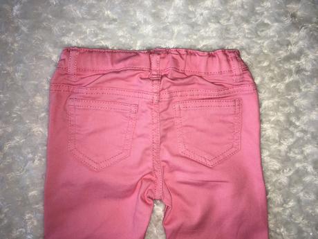 Růžové rifle/džíny h&m, h&m,92