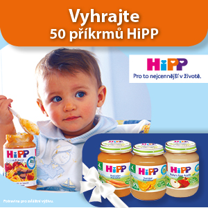 VELKÁ SOUTĚŽ: Hrajeme o 50 příkrmů HiPP