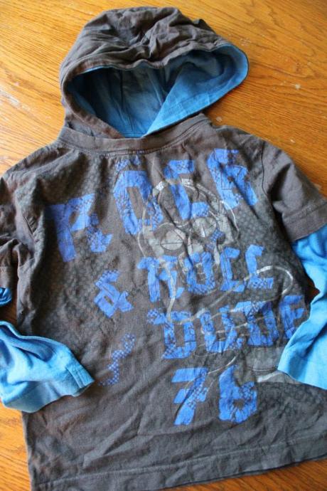 Tričko s kapucí, rebel,104