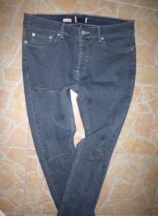 Džíny skinny trhané - vel.m-l, m