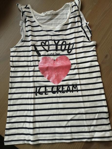 Pruhované tílko, h&m,122