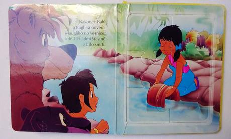 Kniha džunglí s puzzle, 