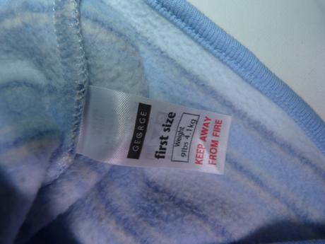 George flísová mikina vel. 56, george,56