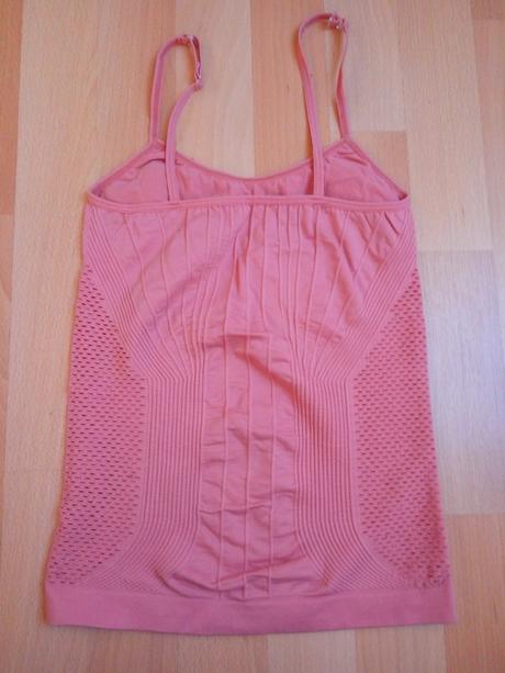 Sportovní dívčí tílko - lososové, vel. 140/146, 140