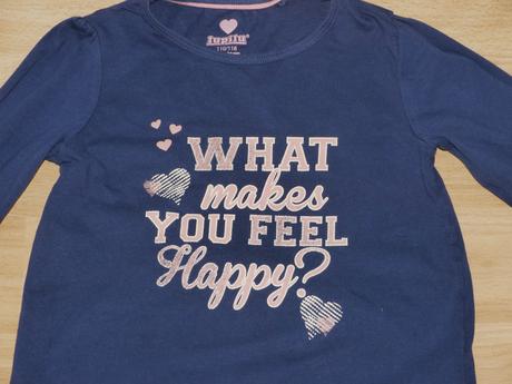 Modre tricko s napisem, lupilu,110