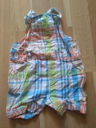 Karované lacláče, kraťasy, mothercare,62