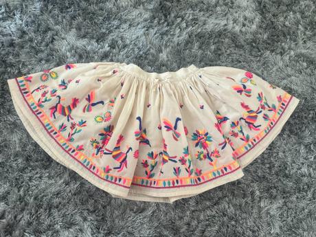 Vyšívaná sukně vel. 92/1,5-2 roky zn. indigo, 92