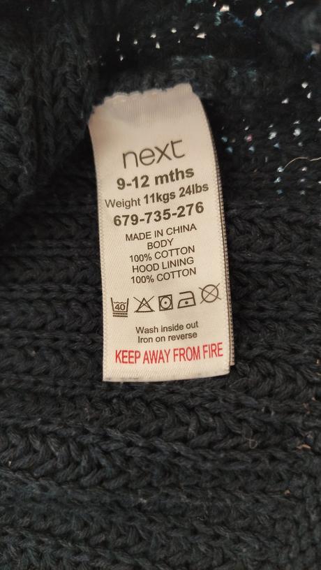 Svetr pro kluky i holky 9-12m, next,80