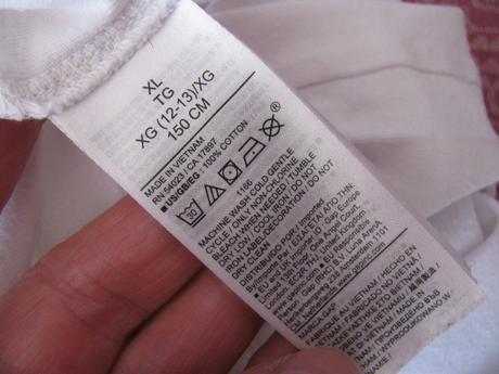 Dětské bavlněné bílé tričko gap/unisex, gap,152