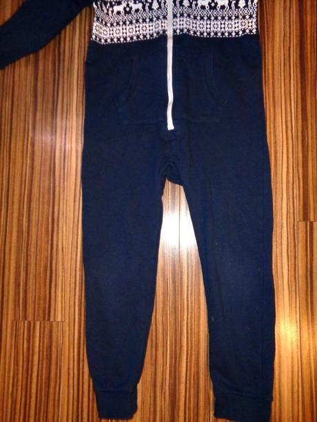 Super tmavě modrý overal z teplákoviny 134/140, tcm,134