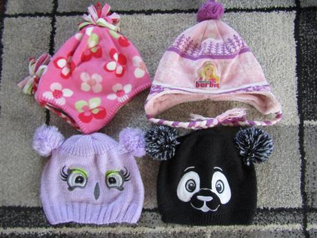 Zimní čepice pro holku vel.104/116, barbie,104