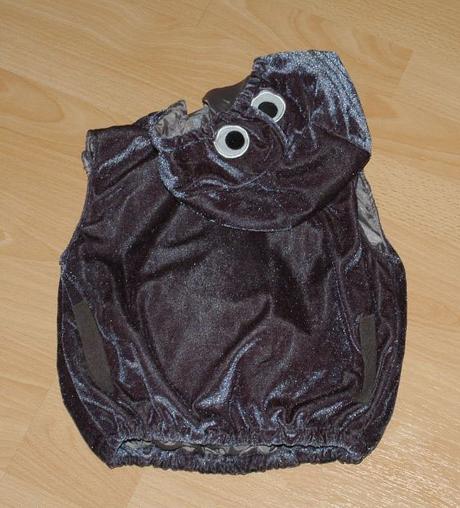 Karnevalový kostým maska sametový pavouček 1-3roky,