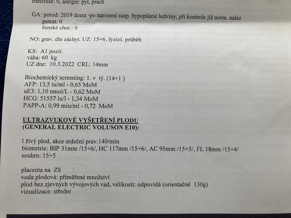 Pozitivní biochemický screening. Co to znamená?