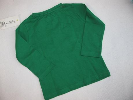 Krásné vánoční bavlněné zelené tričko, 74