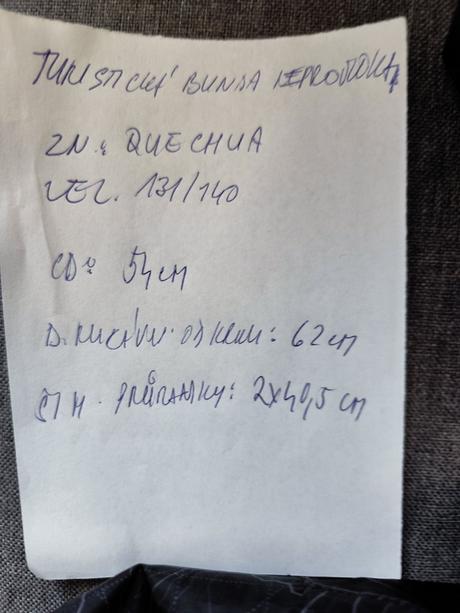 Turistická nepromokavá bunda quechua,vel.131/140, quechua,140