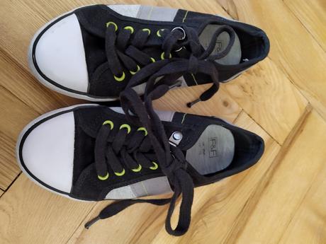 Šedočerné tenisky, f&f,32