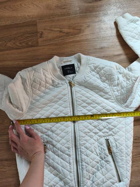Bílá bunda / prošívaná bunda / jarní bunda, lindex,164
