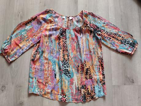 Halenka s prostřihlými 3/4 rukávy, bonprix,m