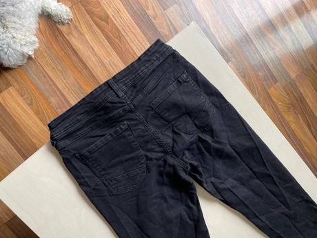 Černé džíny, vel s-s/m, denim 1982, s