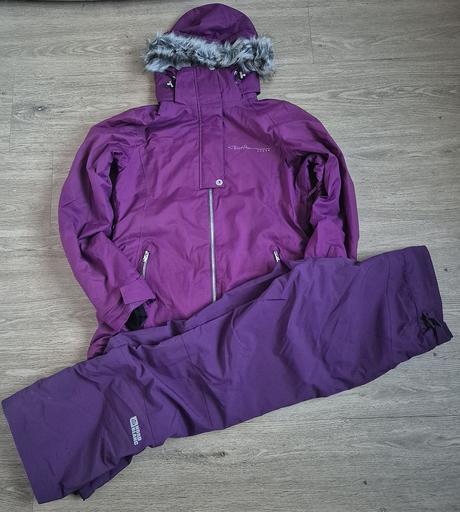 Lyžařský fialový komplet- souprava, alpine pro,l