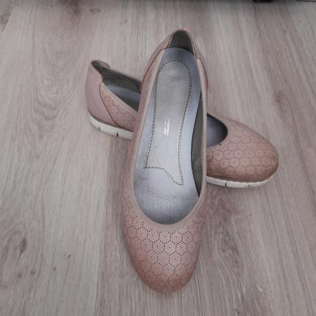 Dámské kožené balerínky, zn. rieker, vel. 37, rieker,37