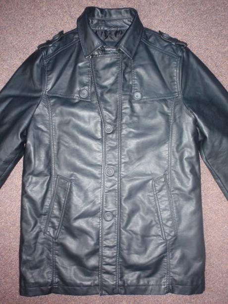 Kabát-sako-bunda kůže ombre, xl