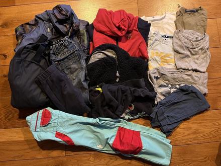 Set oblečení pro kluky - 14ks, vel. 4-6 let, 104–116