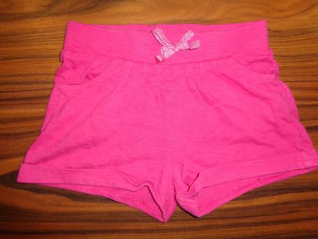Super sytě růžové šortky, f&f,92