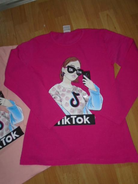 Tričko tik tok vel 152 korálky, 152