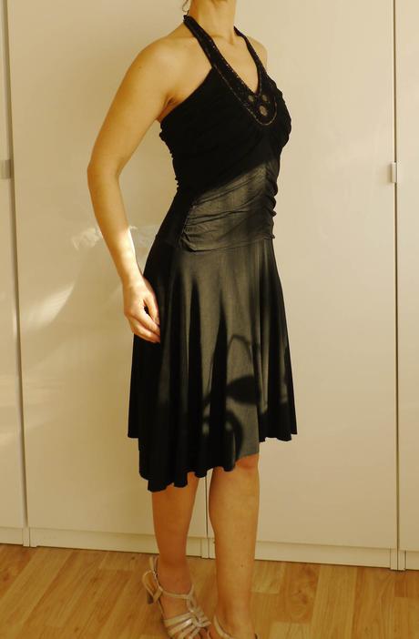 Cerne saty s aplikaci koralku vel. s orsay, orsay,s