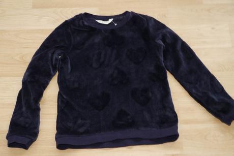 Modra plysova mikina 134/140 h&m, h&m,134