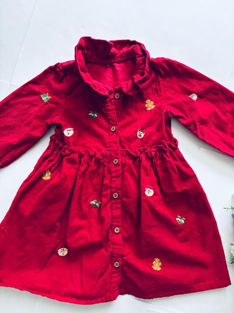 Ob/ šaty vánoční - v.2/3 roky zn. george, 98