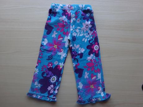 Tepláky s květinkami, vel. 74, wolf,74