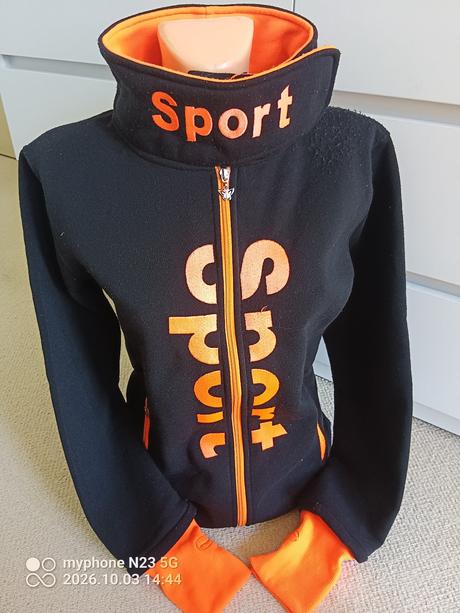 Mikina s neón nápisem zn."vt fashion" vel."l", l