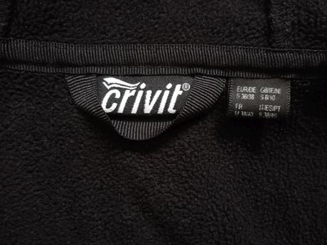 Dámská softshellová bunda černá crivit s m 36 38, crivit,s