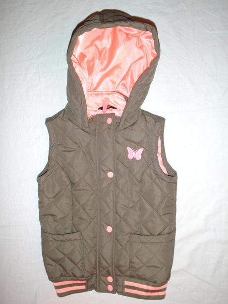 Luxusní zimní khaki prošívaná vesta, george,122