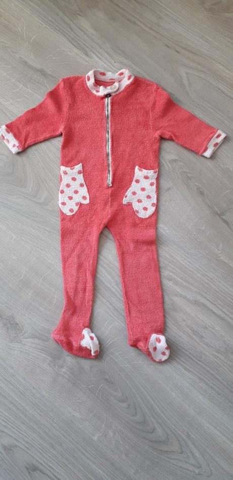 1392 - retro froté overálek, 68