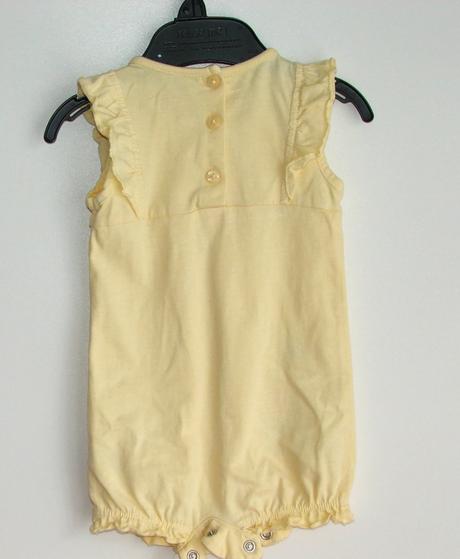 P171 žlutý letní dívčí overal vel. 62, primark,62