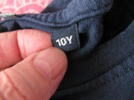 Modré bavlněné tričko deeluxe, 140