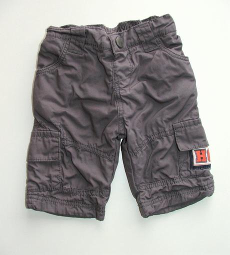 H244 novorozenecké podšité plátěné kalhoty, mothercare,56