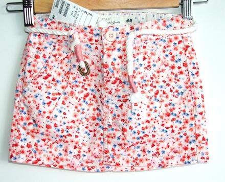 P53 dívčí sukně vel. 4-5 let, h&m,110