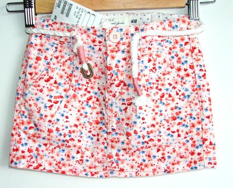 P53 dívčí sukně vel. 4-5 let, h&m,110