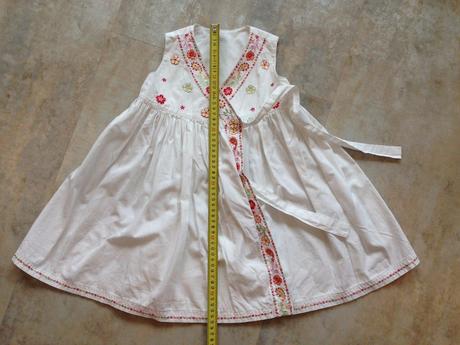 Zavinovací šaty 1,5-2r výšivka mothercare květiny, mothercare,92