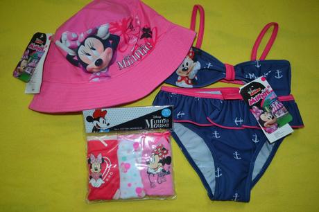 Set v.110,plavky,klobouk,3xkalhotky, disney,110