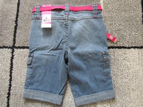 Riflové kraťasy pro holku vel.116 nové, 116
