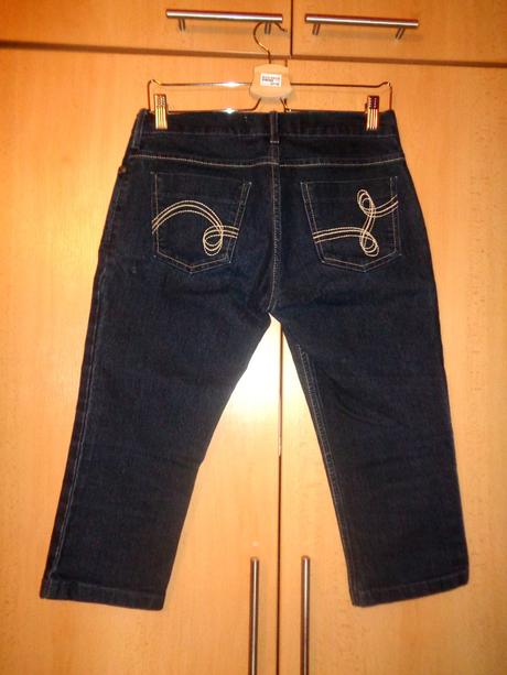 Elastické 3/4 džínové kalhoty, next,40