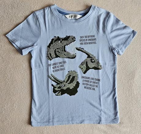 6x chlapecké tričko 110/116/122 ninjago,dinosaurus, 116