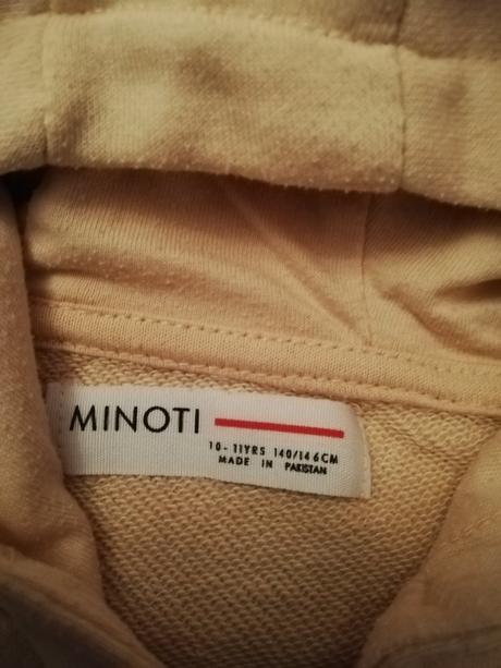 Mikina dívčí s kapucí minoti, vel.140/146., minoti,140