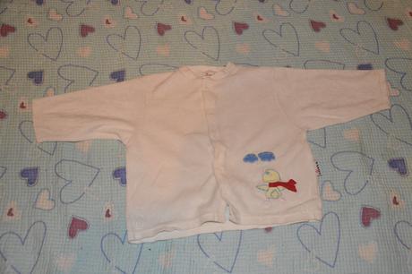 Bílý kabátek, mikinka, zn. loana, loana,74